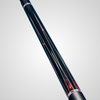 NOVERA Fire Crown Wing Custom Name Carbon Fiber Pool Cue