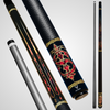 NOVERA Royal Monogram Custom Name Carbon Fiber Pool Cue | Monogram