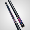 NOVERA Watercolor Neon Custom Name  Carbon Fiber Pool Cue | Pro