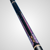 NOVERA Watercolor Neon Custom Name  Carbon Fiber Pool Cue | Pro