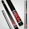 NOVERA Neon Crown Wing Custom Name Carbon Fiber Pool Cue