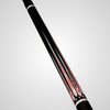 NOVERA Neon Crown Wing Custom Name Carbon Fiber Pool Cue