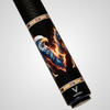 NOVERA Custom Name Fire Eagle Carbon Fiber Pool Cue | Personalized